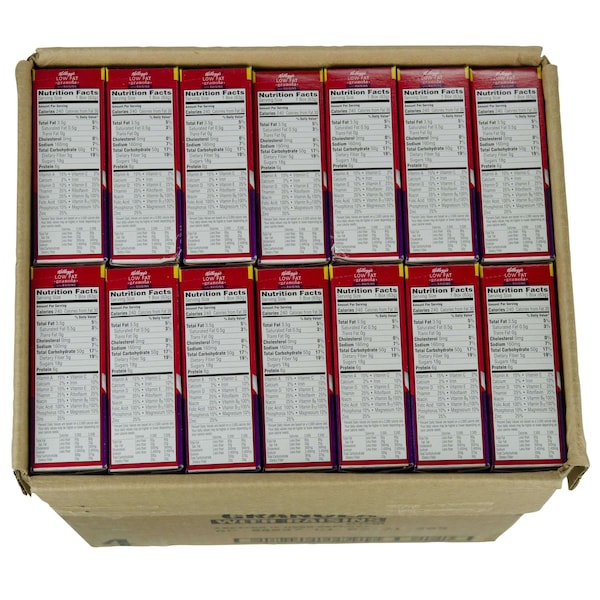 Kelloggs Low Fat Granola With Raisins Multi Grain Cereal 2.22 oz., PK70 - 3800022013