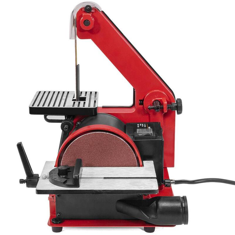 Lijadora de banda de 1 pulgada x 30 pulgadas con disco de 5 pulgadas XtremepowerUS, para banco de trabajo con cable y mesa lijadora - 46000