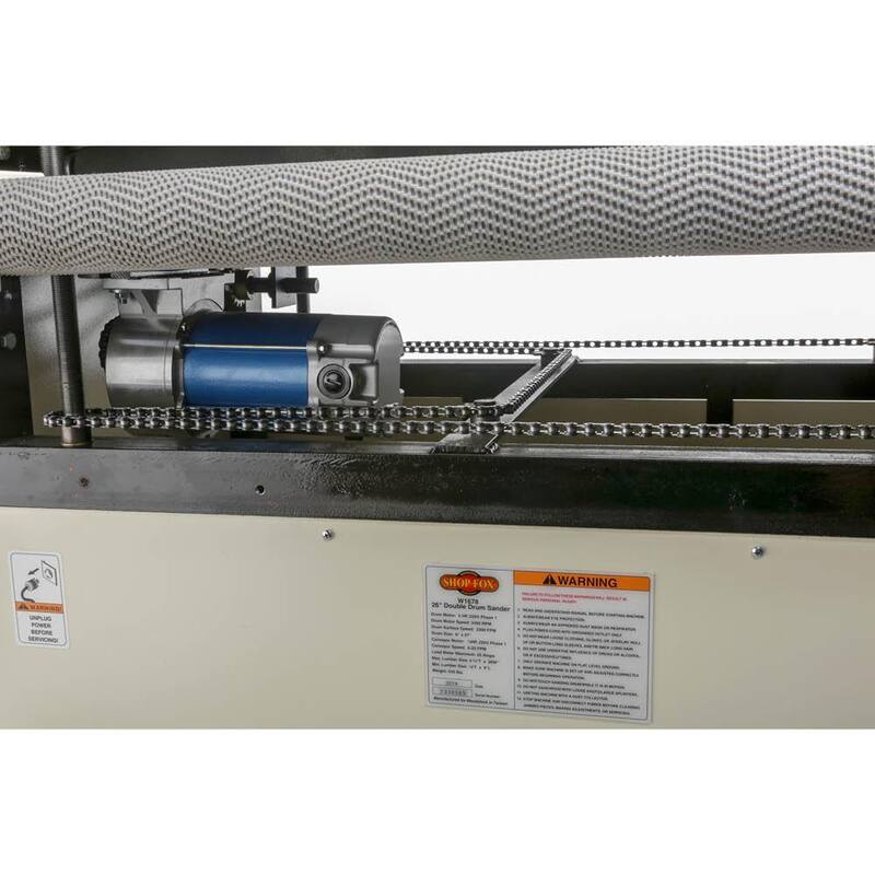Lijadora de Tambor de 26 pulgadas y 5 HP de Shop Fox - W1678