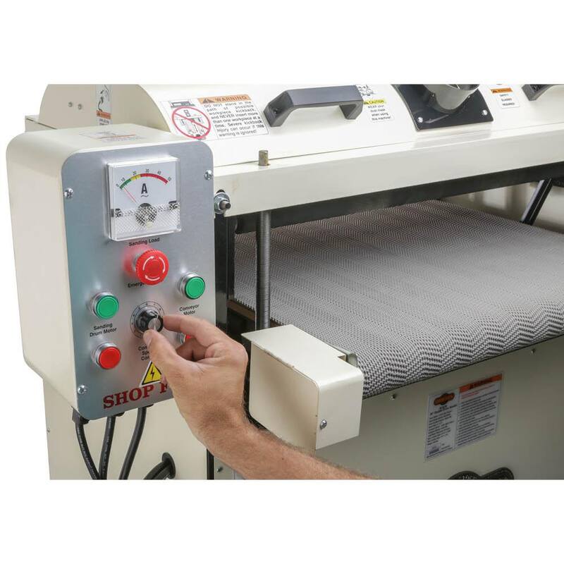 Lijadora de Tambor de 26 pulgadas y 5 HP de Shop Fox - W1678