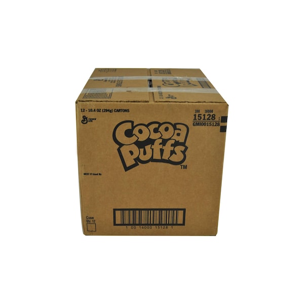 Cocoa Puffs Cocoa Puffs Cereal Box 10.4 oz., PK12 - 16000-15128