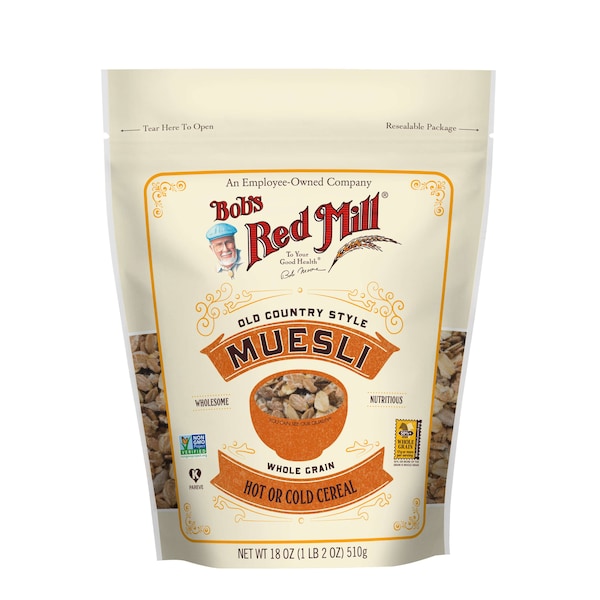 Bobs Red Mill Natural Foods Bob's Red Mill Muesli 18 oz. Bag, PK4 - 1183S184