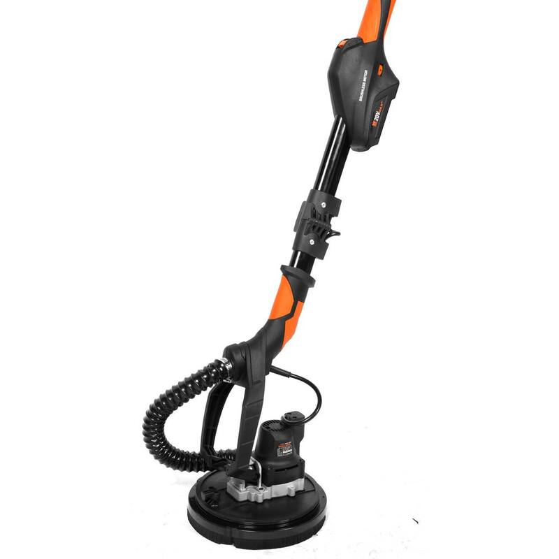 Lijadora de yeso inalámbrica WEN 20-Volt Max de velocidad variable y sin escobillas (Sólo herramienta - Batería no incluida) - 20409BT