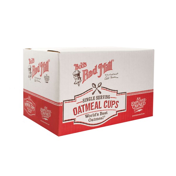 Bobs Red Mill Natural Foods Gluten Free Maple Brown Sugar Oatmeal Cup 2.15 oz. Cup, PK12 - 1369C0112