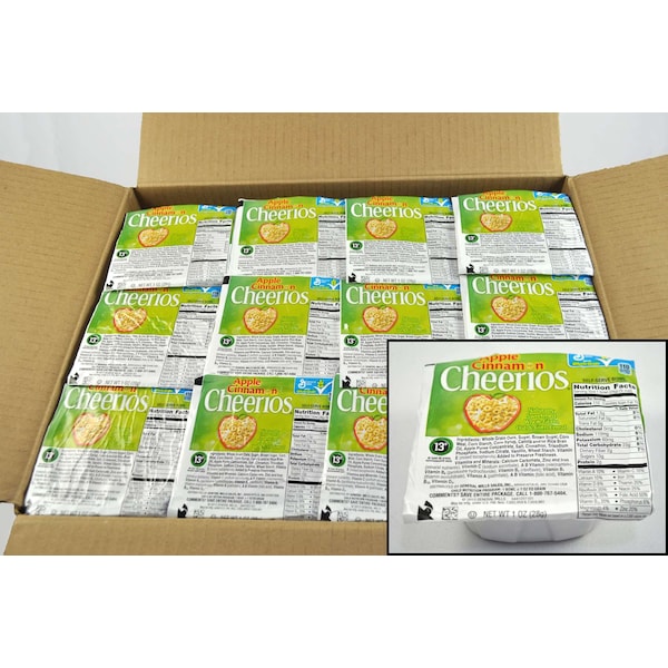 Cheerios General Mills Apple Cinnamon Cheerios. 1 oz. Bowl Pack, PK96 - 16000-31879