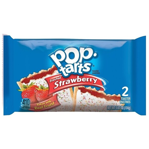 Pop-Tarts POPTARTS Frosted Toaster Pastry, Strawberry Flavor, 367 oz - 354359