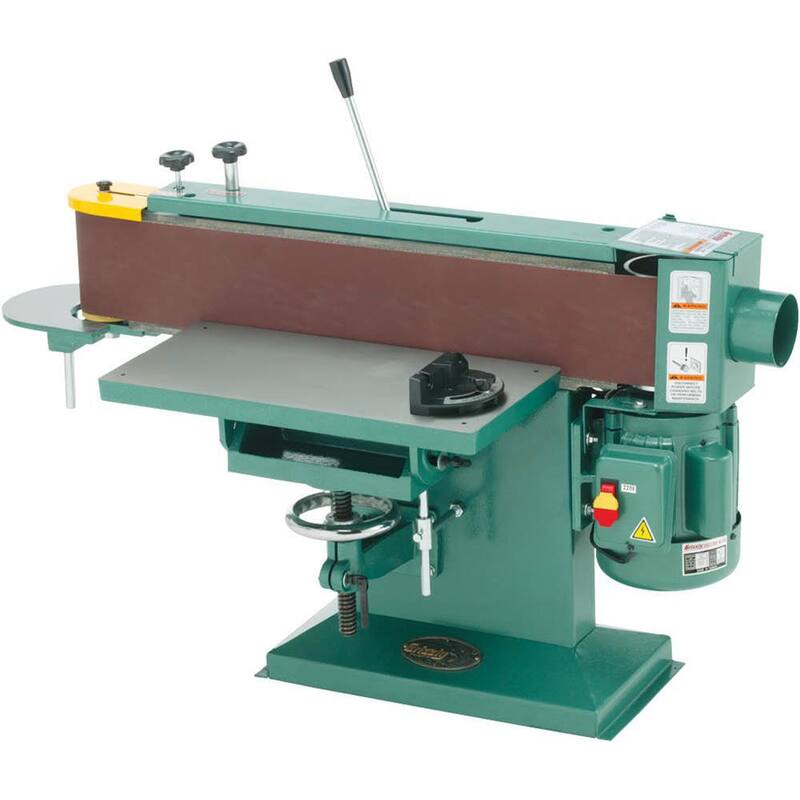 Lijadora de bordes de banco Grizzly Industrial 6 pulg. x 80 pulg. - G1531