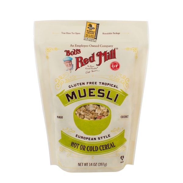 Bobs Red Mill Natural Foods Bob's Red Mill Gluten Free Tropical Muesli 14 oz. Bag, PK4 - 1975S144