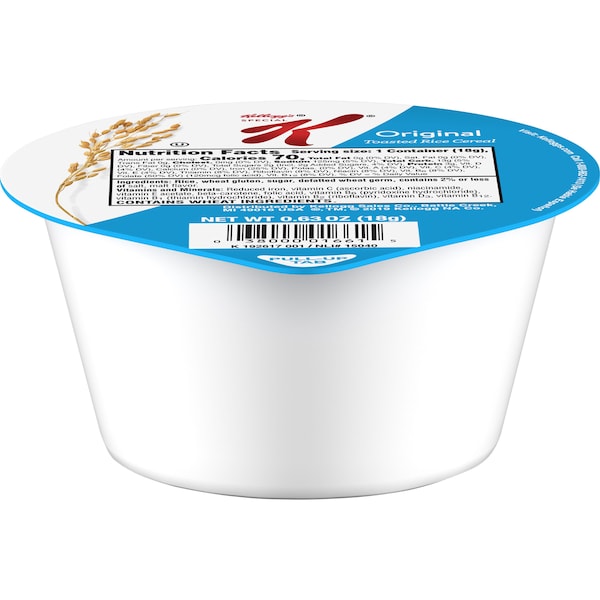 Kelloggs Kellogg's Special K Cereal .62 oz. Bowl, PK96 - 3800001696