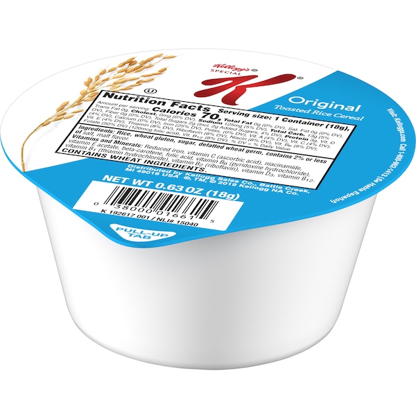 Kelloggs Kellogg's Special K Cereal .62 oz. Bowl, PK96 - 3800001696