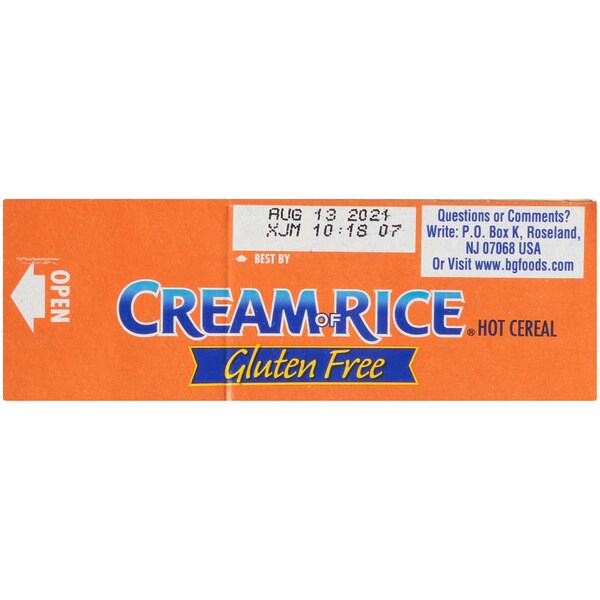 Cream Of Rice Stove Rice, PK12 - 80100698