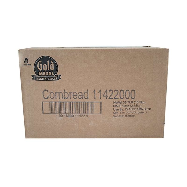 Gold Medal Baking Mixes Southern Style Cornbread Bread Mix 5.62lbs, PK6 - 16000-11422