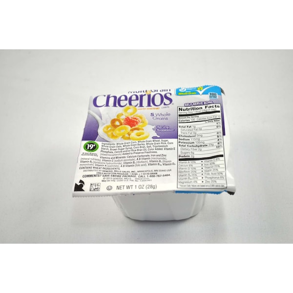 Cheerios Multigrain Cheerios Bowl Pak Multi-Grain Cheerios Cereal 1 oz., PK96 - 16000-32263