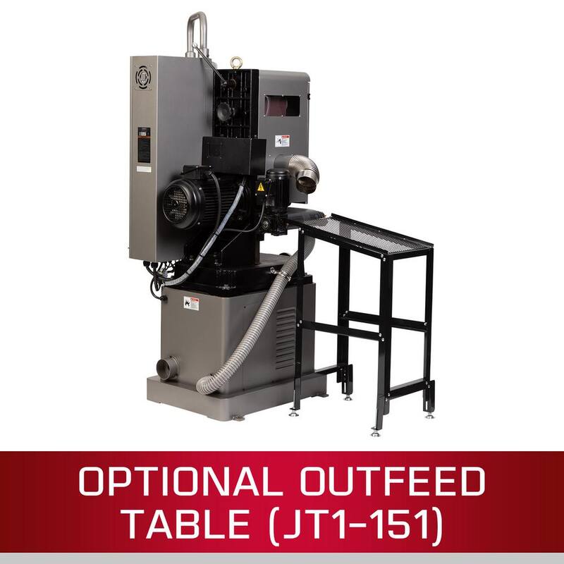 Lijadora de banda de ancho variable Jet de 9 pulgadas x 48 pulgadas, 5 HP, 230 voltios / 460 voltios 3 PH (J-948WBSV) - JT1-550