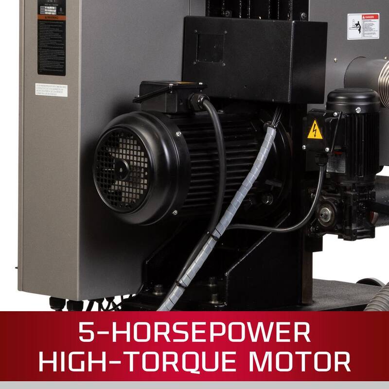 Lijadora de banda de ancho variable Jet de 9 pulgadas x 48 pulgadas, 5 HP, 230 voltios / 460 voltios 3 PH (J-948WBSV) - JT1-550