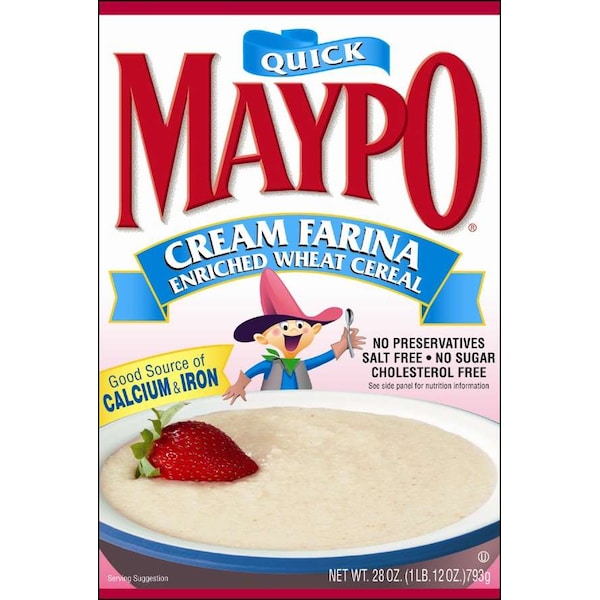 Maypo Cereal Maypo Quick Cream Wheat Farina, PK12 - 43051