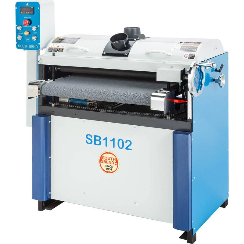 Lijadora de tambor monofásica de 5 HP de Grizzly Industrial de 26 pulgadas - SB1102