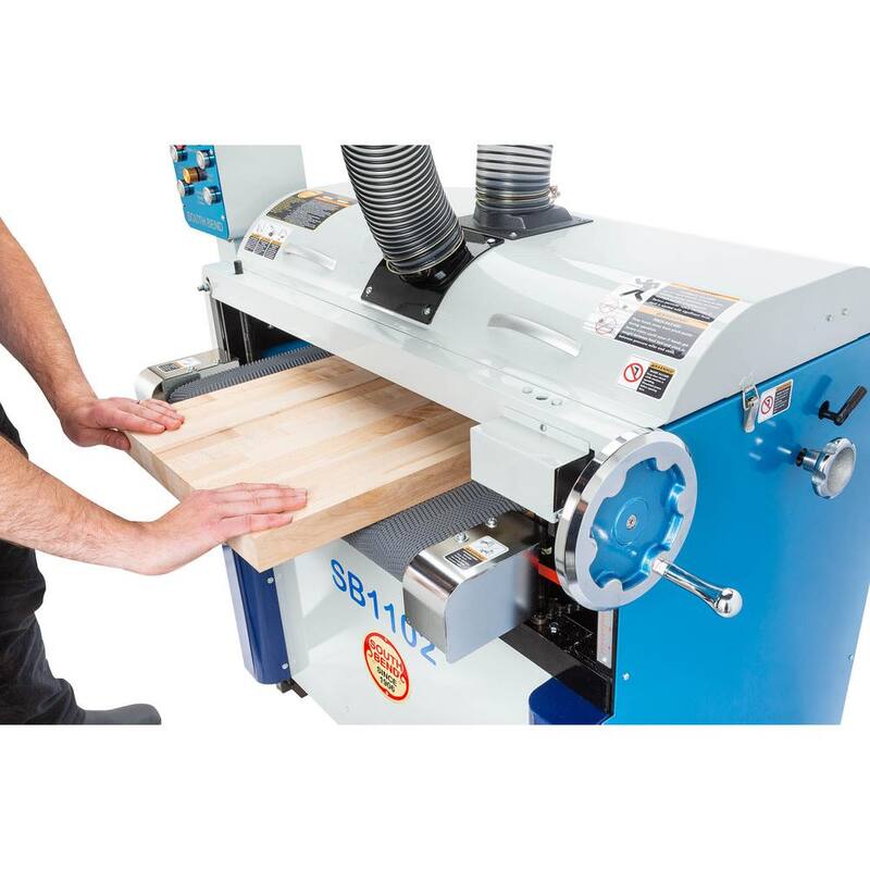 Lijadora de tambor monofásica de 5 HP de Grizzly Industrial de 26 pulgadas - SB1102