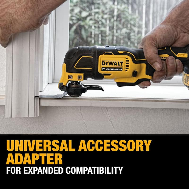 Herramienta oscilante multitareas inalámbrica sin escobillas DEWALT ATOMIC 20V MAX con (1) batería de 20V 2.0Ah y cargador - DCS354D1