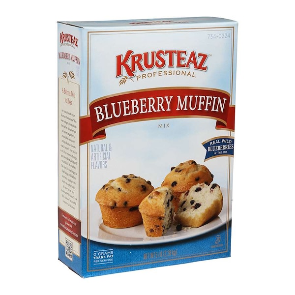 Krusteaz Krusteaz Professional Blueberry Muffin Mix 5lbs Box, PK6 - 734-0224