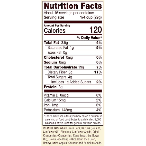 Bobs Red Mill Natural Foods Bob's Red Mill Gluten Free Muesli 16 oz. Bag, PK4 - 1973S164