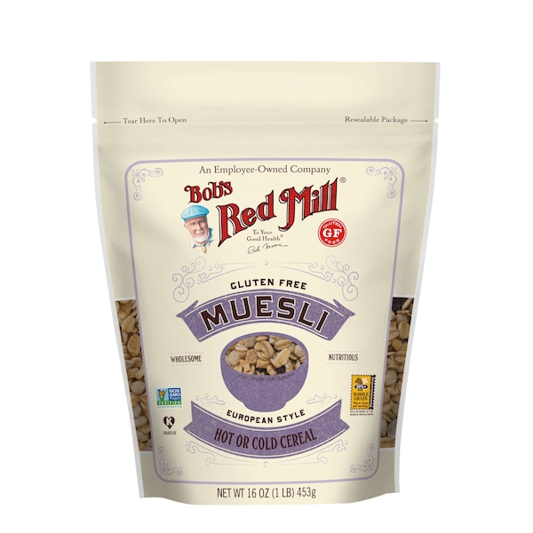 Bobs Red Mill Natural Foods Bob's Red Mill Gluten Free Muesli 16 oz. Bag, PK4 - 1973S164