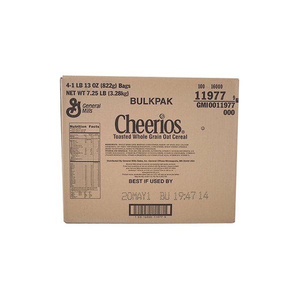 Cheerios Cheerios Bulk Pak Cheerios Cereal 29 oz. Bag, PK4 - 16000-11977