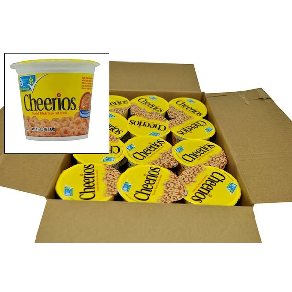 Cheerios Cheerios Cereal Single Serve Cup 1.3 oz., PK60 - 16000-28931