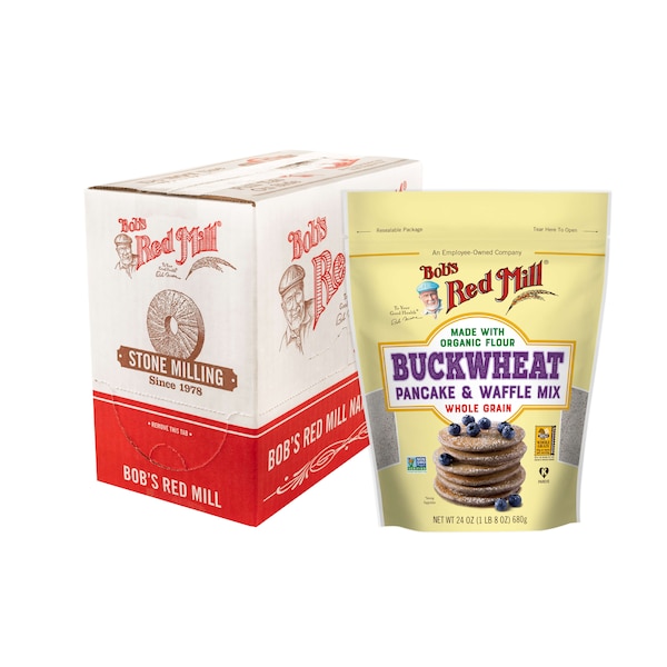 Bobs Red Mill Natural Foods Bob's Red Mill Buckwheat Pancake And Waffle Mix 24 oz. Bag, PK4 - 6171S244