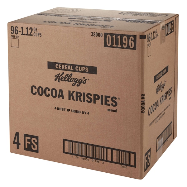 Kelloggs Kellogg's Cocoa Krispies Cereal 1.1 oz. Bowl, PK96 - 3800001196
