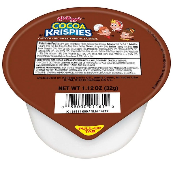Kelloggs Kellogg's Cocoa Krispies Cereal 1.1 oz. Bowl, PK96 - 3800001196
