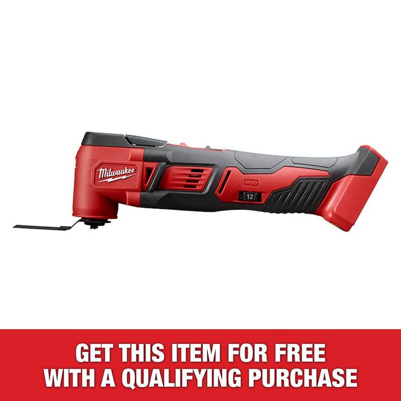 Milwaukee M18 18V Herramienta Multifunción Oscilante Inalámbrica de Iones de Litio (Herramienta Únicamente) - 2626-20