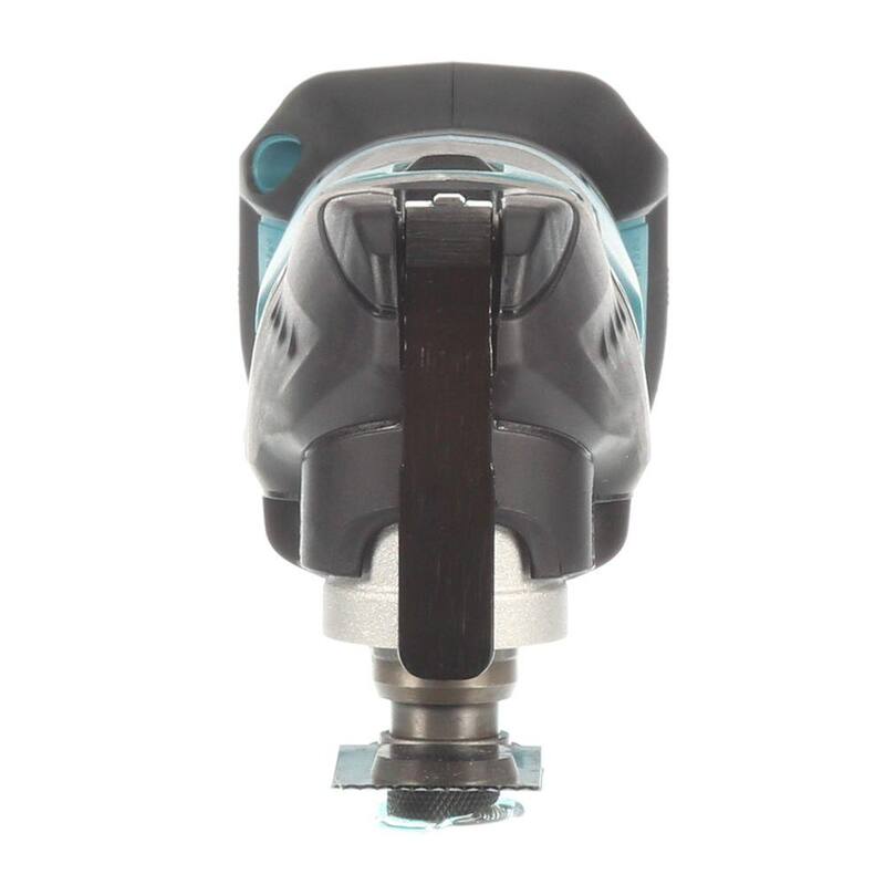 Herramienta múltiple oscilante inalámbrica de velocidad variable Makita 18V LXT de ion de litio (solo herramienta) con adaptadores de cuchilla y accesorios - XMT03Z.