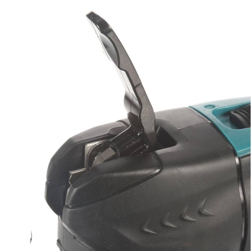 Herramienta múltiple oscilante inalámbrica de velocidad variable Makita 18V LXT de ion de litio (solo herramienta) con adaptadores de cuchilla y accesorios - XMT03Z.