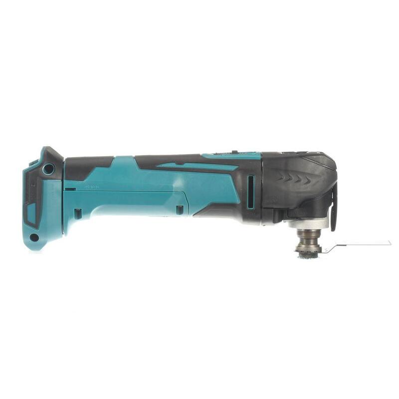 Herramienta múltiple oscilante inalámbrica de velocidad variable Makita 18V LXT de ion de litio (solo herramienta) con adaptadores de cuchilla y accesorios - XMT03Z.