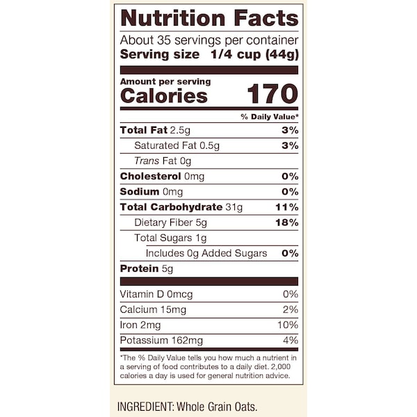 Bobs Red Mill Natural Foods Bob's Red Mill Steel Cut Oats 54 oz. Bag, PK4 - 1385S544