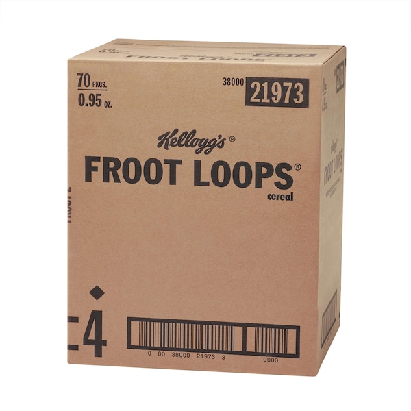 Kelloggs Kellogg's Froot Loops Cereal .95 oz., PK70 - 3800021973