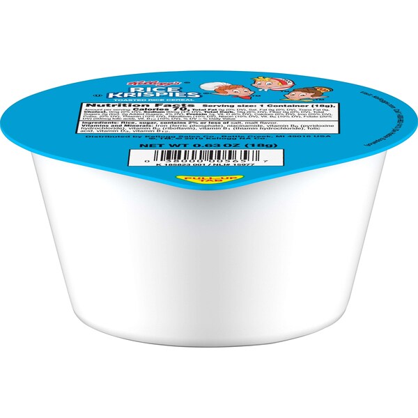 Kelloggs Kellogg's Rice Krispies Cereal .62 oz. Bowl, PK96 - 3800000596