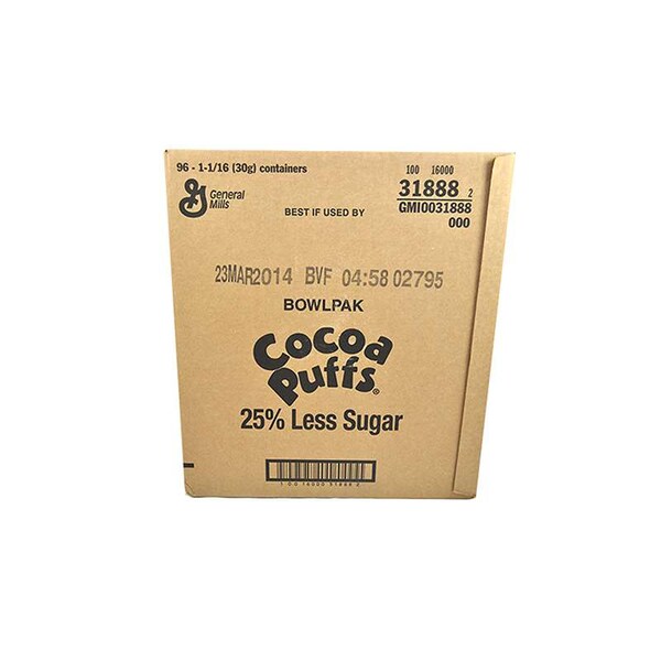 Cocoa Puffs Cocoa Puffs Cereal Bowl Pak 1.06 oz., PK96 - 16000-31888