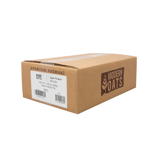 Modern Oats Modern Oats Apple Walnut Oatmeal Cups 2.65 oz. Cups, PK6 - MO5080