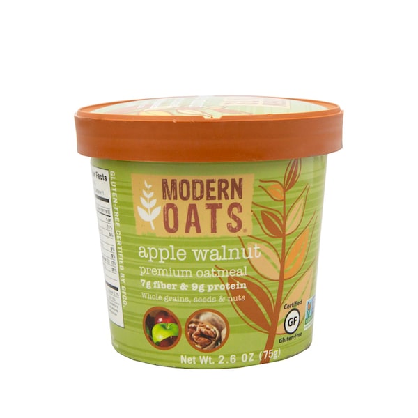 Modern Oats Modern Oats Apple Walnut Oatmeal Cups 2.65 oz. Cups, PK6 - MO5080