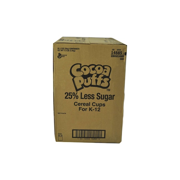 Baskin Robbins Cocoa Puffs Cereal 25% Less Sugar Single Serve 2 oz. Eq Grain, PK60 - 16000-14885