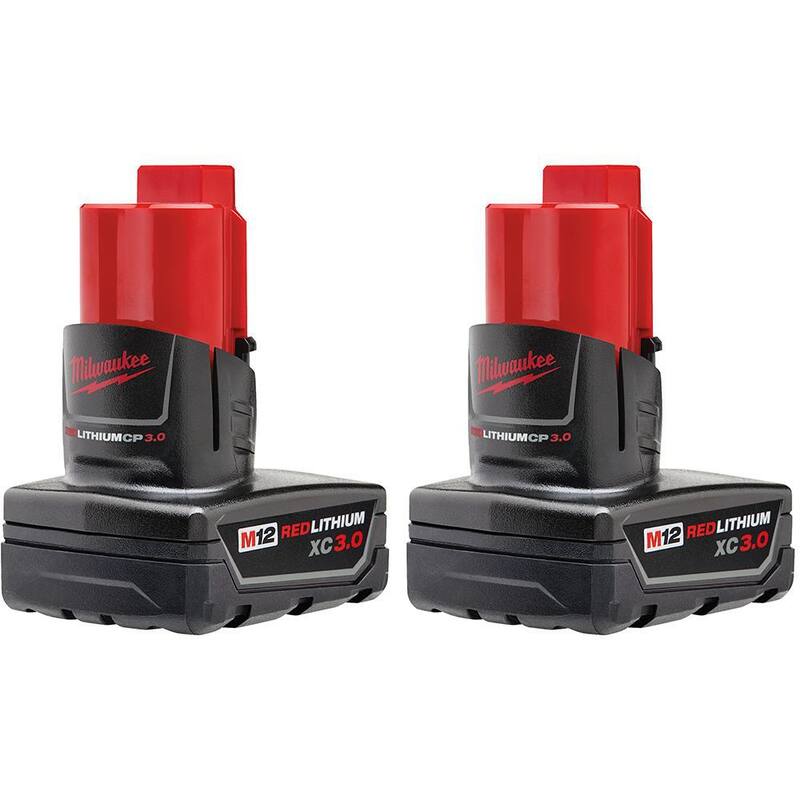 Herramienta múltiple inalámbrica oscilante Milwaukee M12 FUEL de 12 voltios con baterías de 3.0 Ah (2 herramientas) - 2526-20-2526-20-48-11-2412.