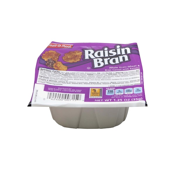 Malt O Meal Malt O Meal Raisin Bran Cereal 1.25 oz., PK96 - 00715