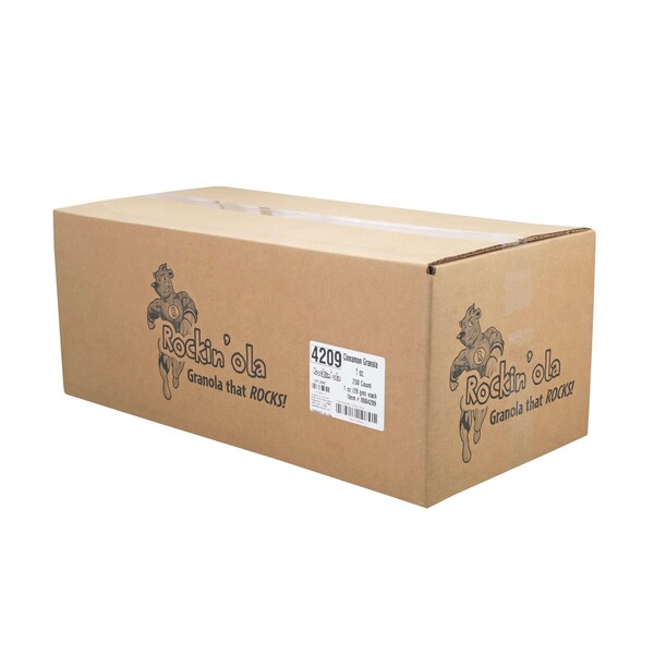 Rockinola Rockin'Ola Cinnamon Granola 28g, PK250 - 8004209