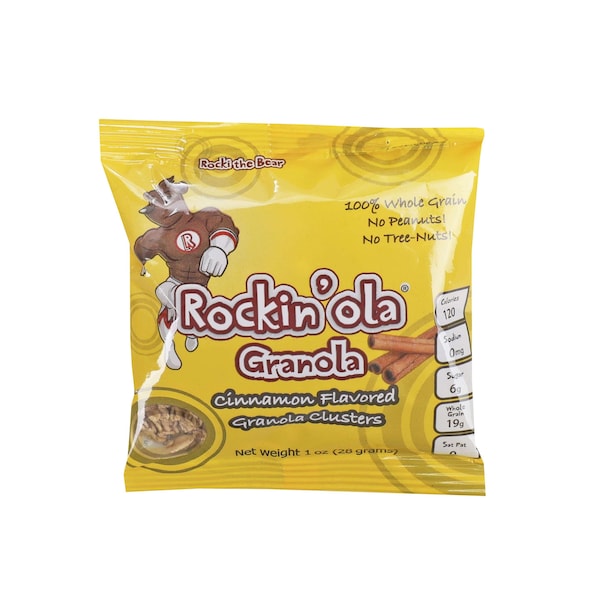 Rockinola Rockin'Ola Cinnamon Granola 28g, PK250 - 8004209