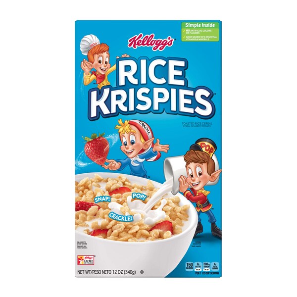 Kelloggs Kellogg's Rice Krispies Cereal 12 oz. Box, PK10 - 3800019993