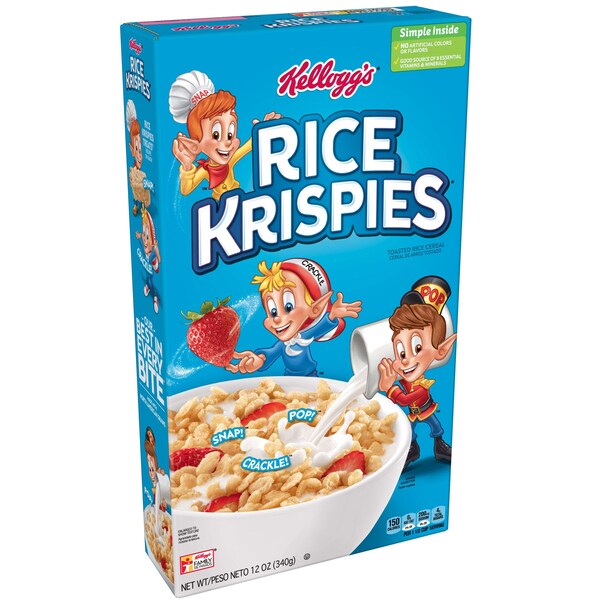 Kelloggs Kellogg's Rice Krispies Cereal 12 oz. Box, PK10 - 3800019993