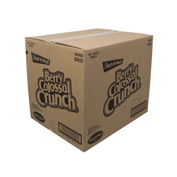 Malt O Meal Malt O Meal Berry Colossal Crunch 1 oz. Bowl, PK96 - 02415