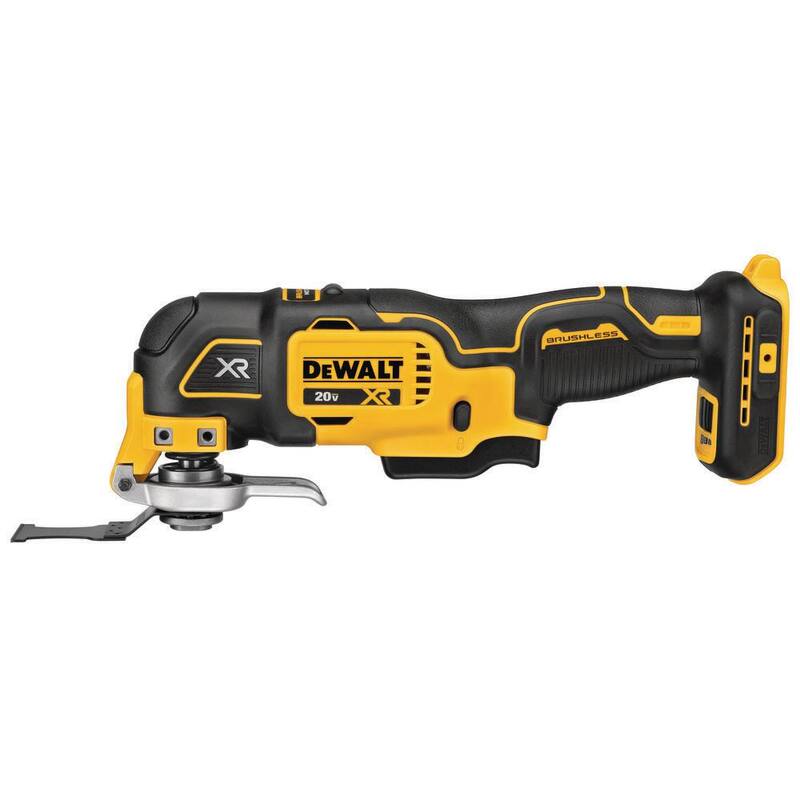 Herramienta múltiple oscilante inalámbrica sin escobillas DEWALT 20V MAX XR de 3 velocidades (sólo herramienta) - DCS356B